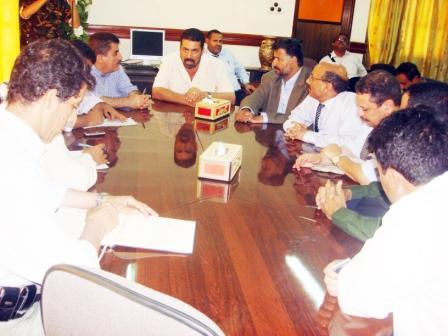 د. الجفري أثناء لقائه أمس اللجنة المالية بمجلس النواب